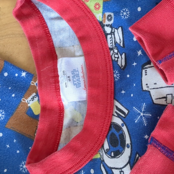 Hannah Anderson Pajamas Size 8 Used Star wars Christmas - Picture 2 of 6